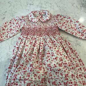 Sarah Louise 2T smocked floral dress vintage